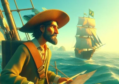 Descubra como Pedro Álvares Cabral chegou ao Brasil em 1500 nesta incrível história infantil cheia de aventuras!