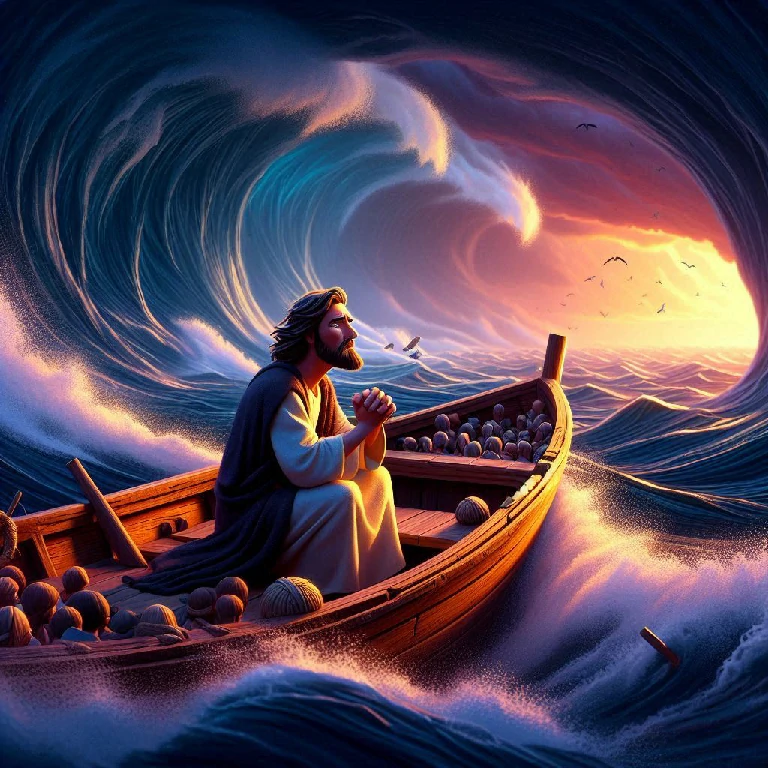 Jesus Acalma a Tempestade